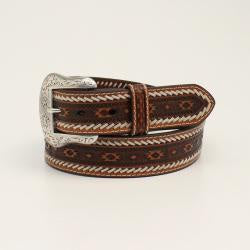 A1037708 | ARIAT MEN'S SOUTHWEST BUCKSTITCH TOOLED BELT