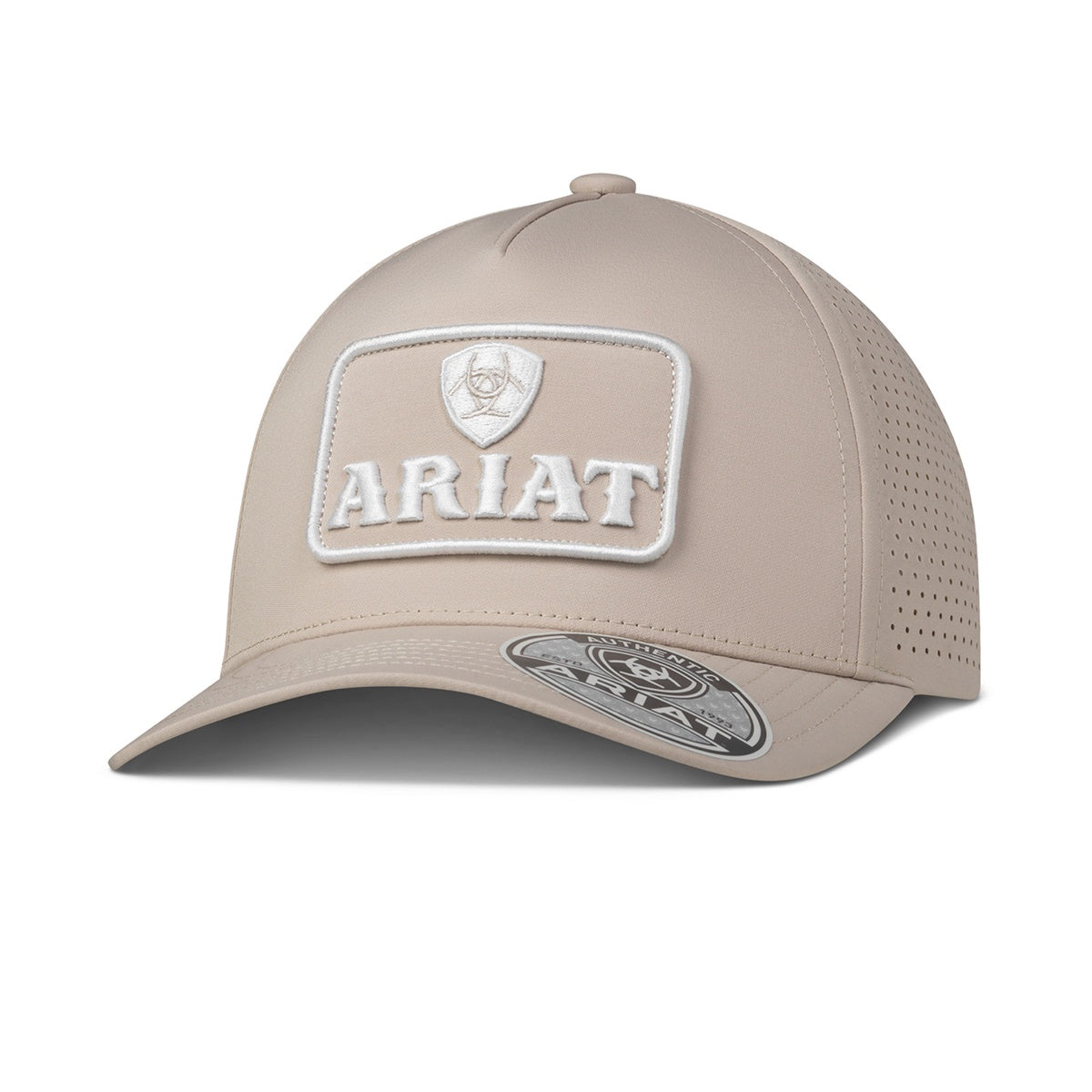 A300092608 | ARIAT MENS TAN EMBRIODERED PATCH CAP