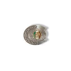 A37021 | ARIAT OVAL HORSESHOE MEXICO FLAG BUCKLE