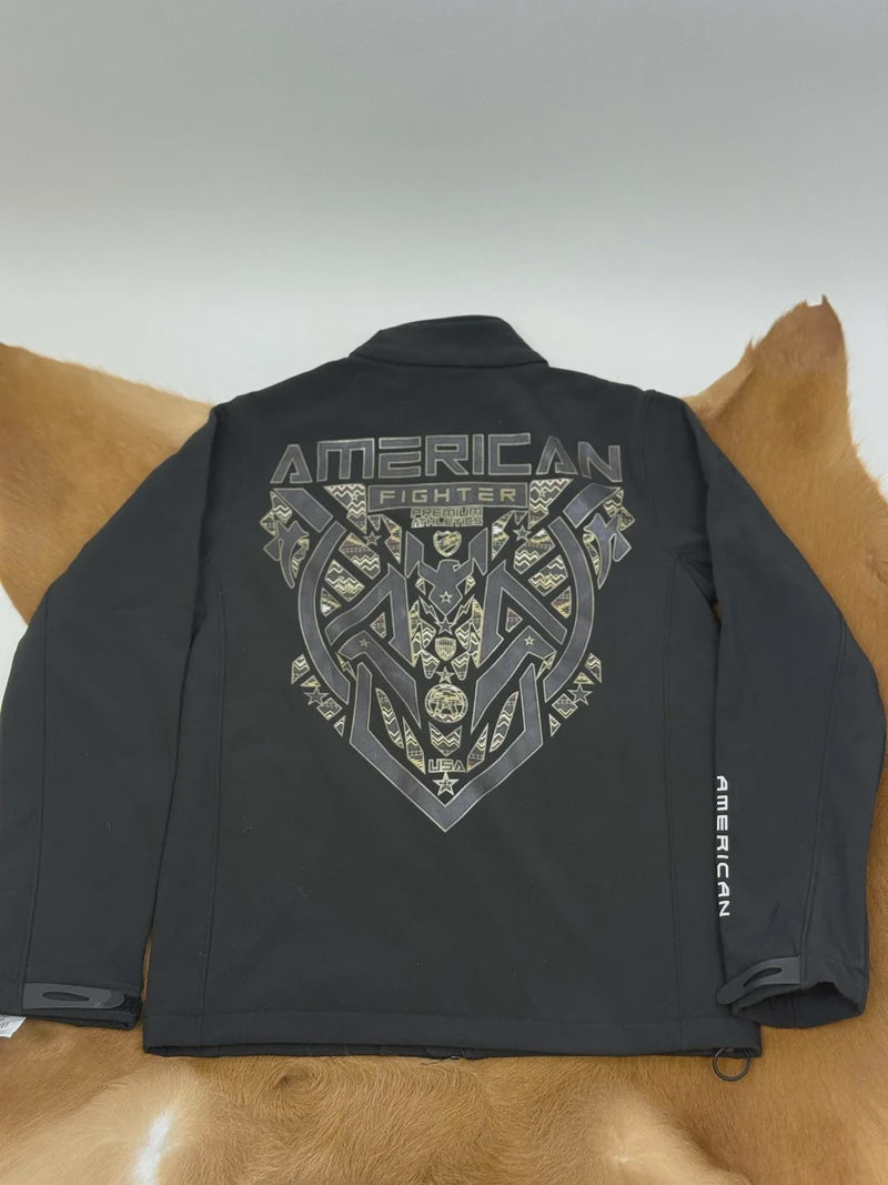 **FINAL SALE**FM16337 | AMERICAN FIGHTER MEN'S BLACK CULVER JACKET
