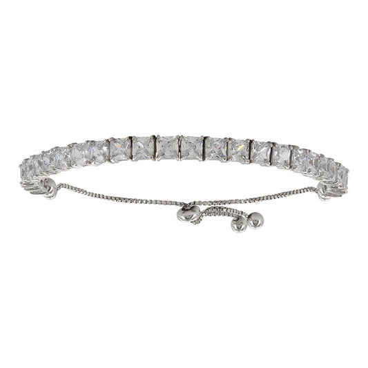 BC3873 | MONTANA SILVERSMITHS SQUARELY A TENNIR BOLO BRACELET