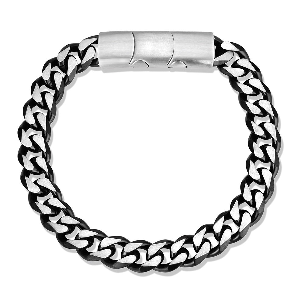 BC6516 | MONTANA SILVERSMITHS SHADOW CUBAN LINK BRACELET