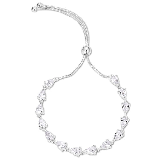 BC6633 | MONTANA SILVERSMITHS WESTWARD CRYSTAL BOLO BRACELET
