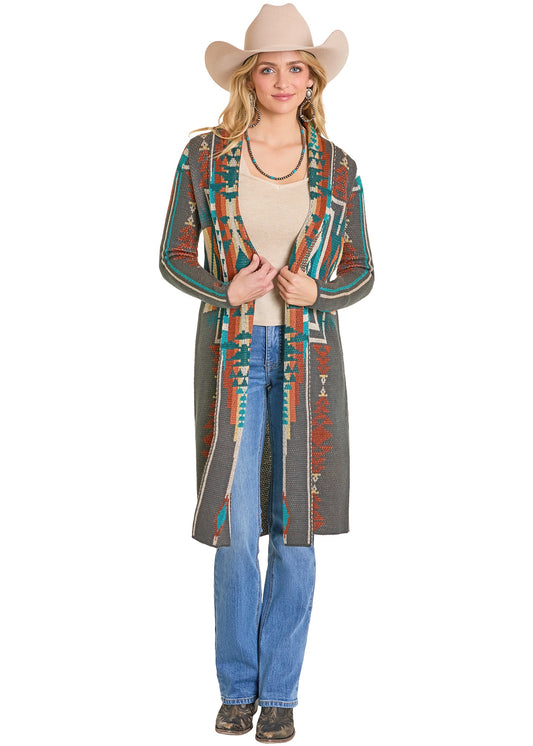 BW95T07768 | ROCK & ROLL WOMENS AZTEC DUSTER