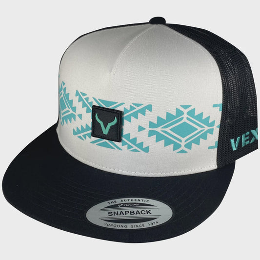 HT-221-012 | VEXIL THE BALLER BLACK/TURQUOISE/WHITE CAP