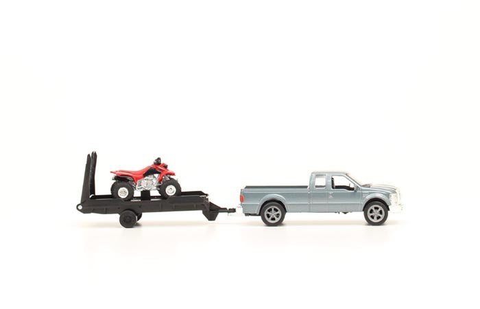 50744 | BIGTIME HUNTER PICKUP TRUCK & 4WHEELER TOY SET
