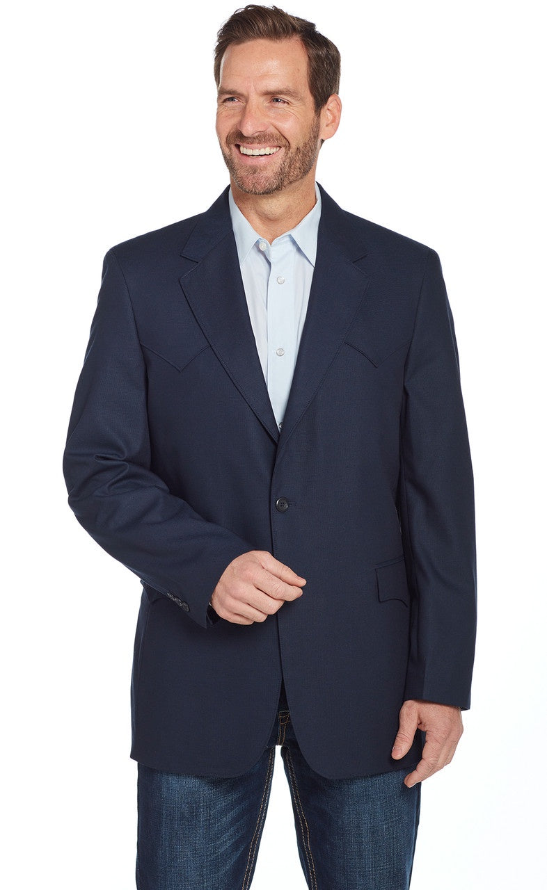 CC1087-11 | CIRCLE S MEN'S PLANO SPORT COAT - NAVY BLUE