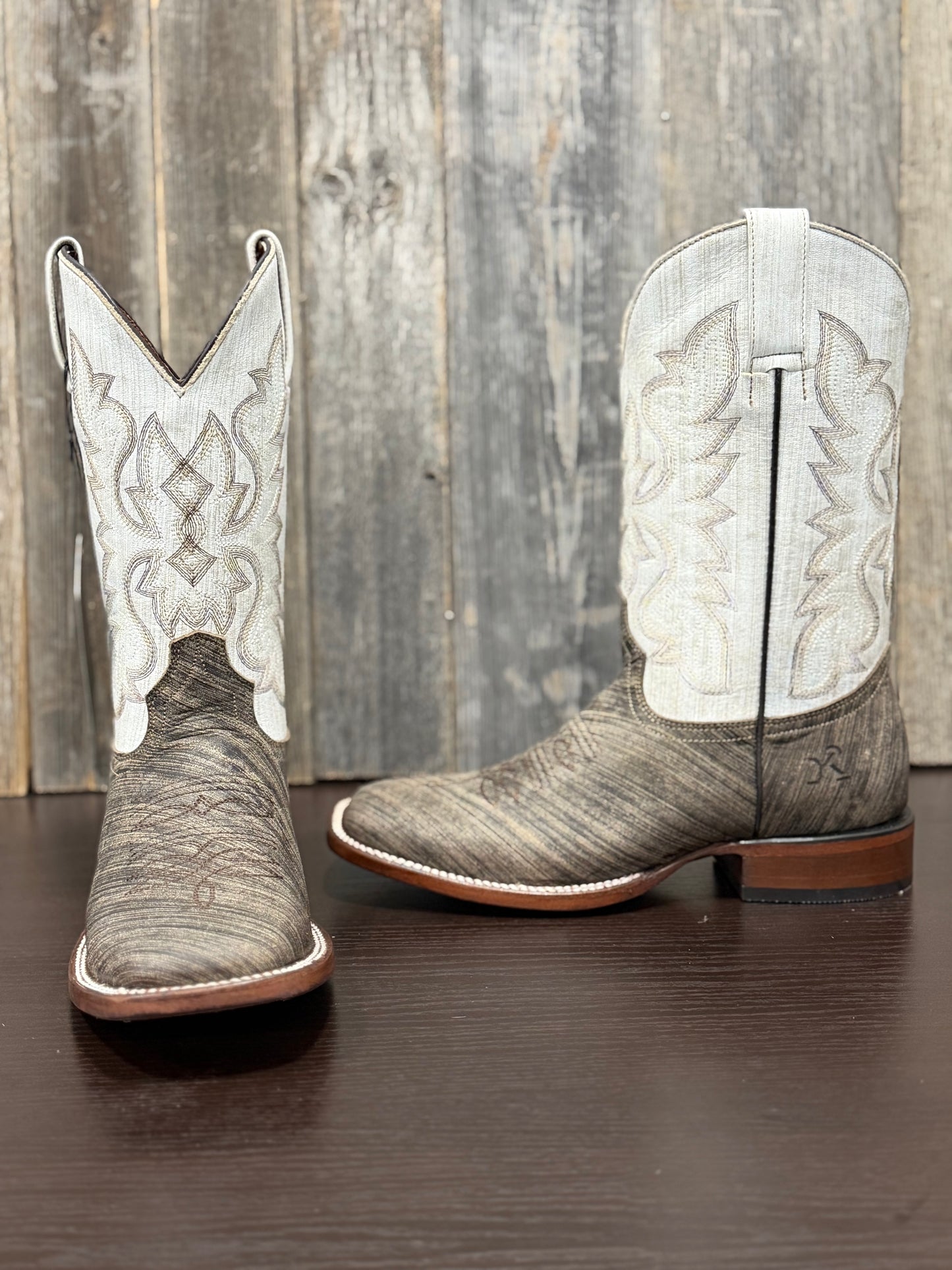 DARK RANCH LEATHER MADERA CAFE/HIELO-RES
