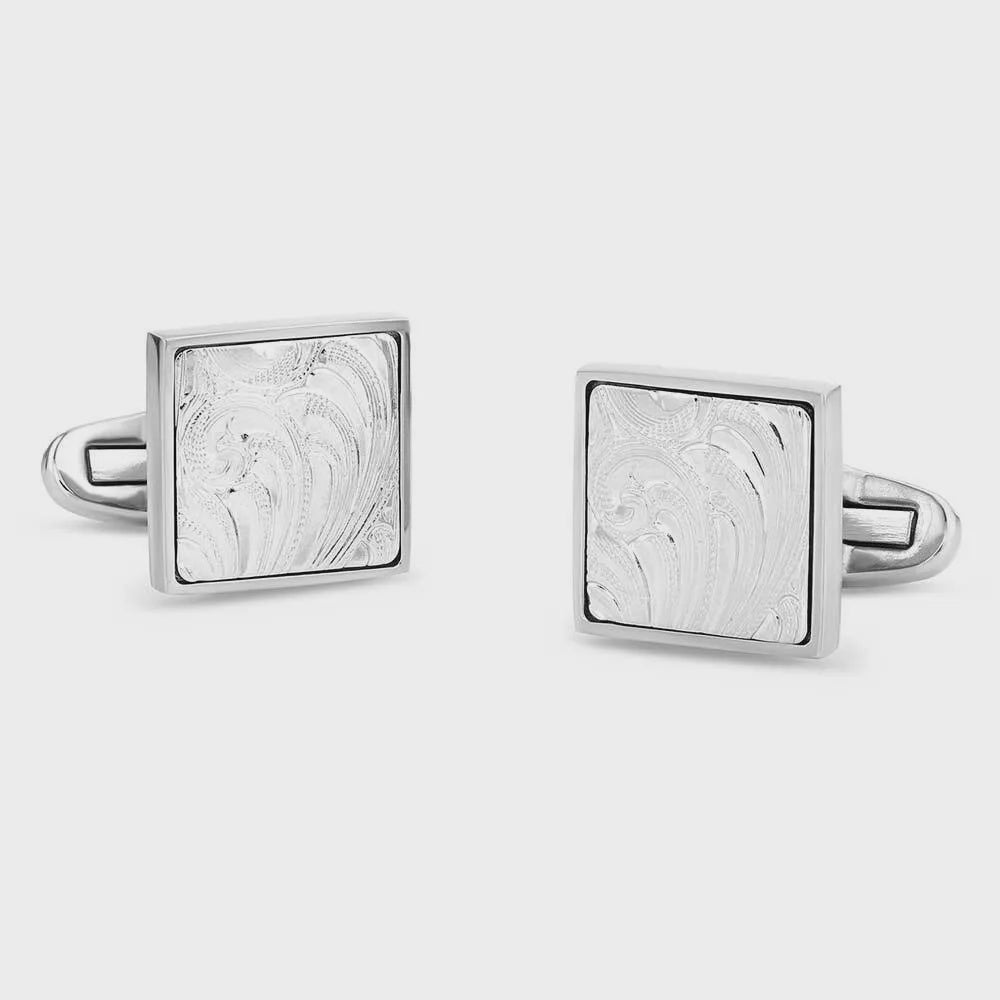 CL6003 | MONTANA SILVERSMITH CUFF LINK SILVER