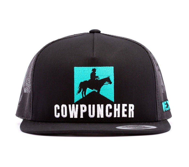 HT-226-006 | VEXIL COWPUNCHER BANNER BLACK/BLACK MESH CAP