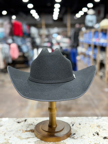 RESISTOL WOOL 4X BLACK HORSESHOE BOUND - PRE-SHAPED 4 1/4 INCH BRIM