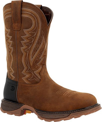 DDB0403 | DURANGO MEN'S WESTERN COYOTE BROWN STEEL TOE BOOT