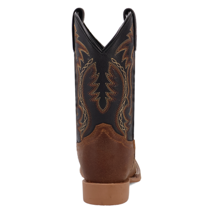 DPC4011 | DAN POST BEASLEY LEATHER CHILDRENS BOOT TAN/BLACK