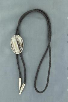 22836 | DOUBLE S ONYX BOLO TIE