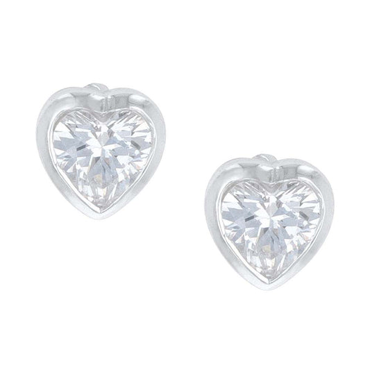 ER4476 | MONTANA SILVERSMITHS TINY HEART CRYSTAL POST EARRINGS