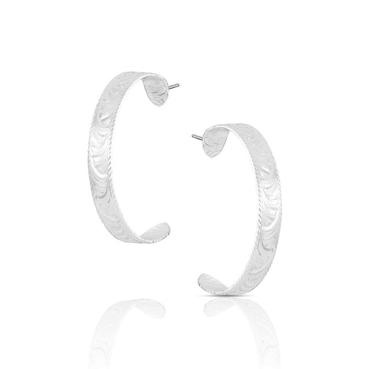ER6505 | MONTANA SILVERSMITHS OLIVIA'S REINS HOP EARRINGS