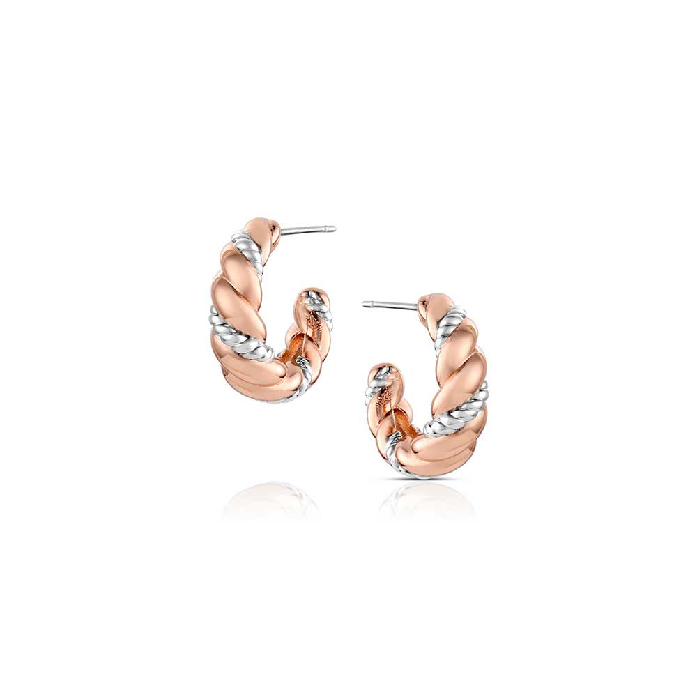 ER6526 | MONTANA SILVERSMITHS DRAPED IN LIGHT HOOP EARRINGS