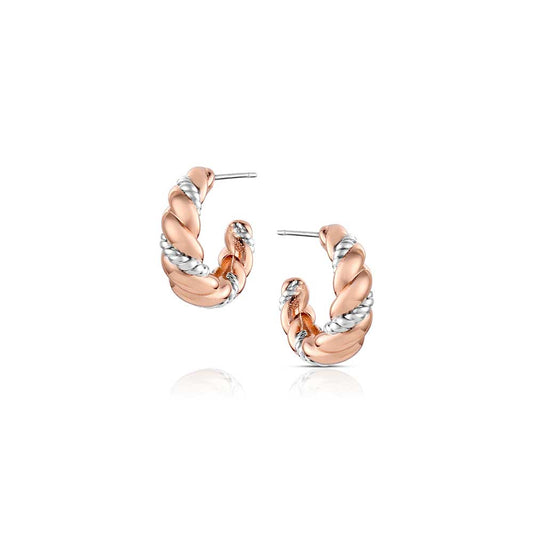 ER6526 | MONTANA SILVERSMITHS DRAPED IN LIGHT HOOP EARRINGS