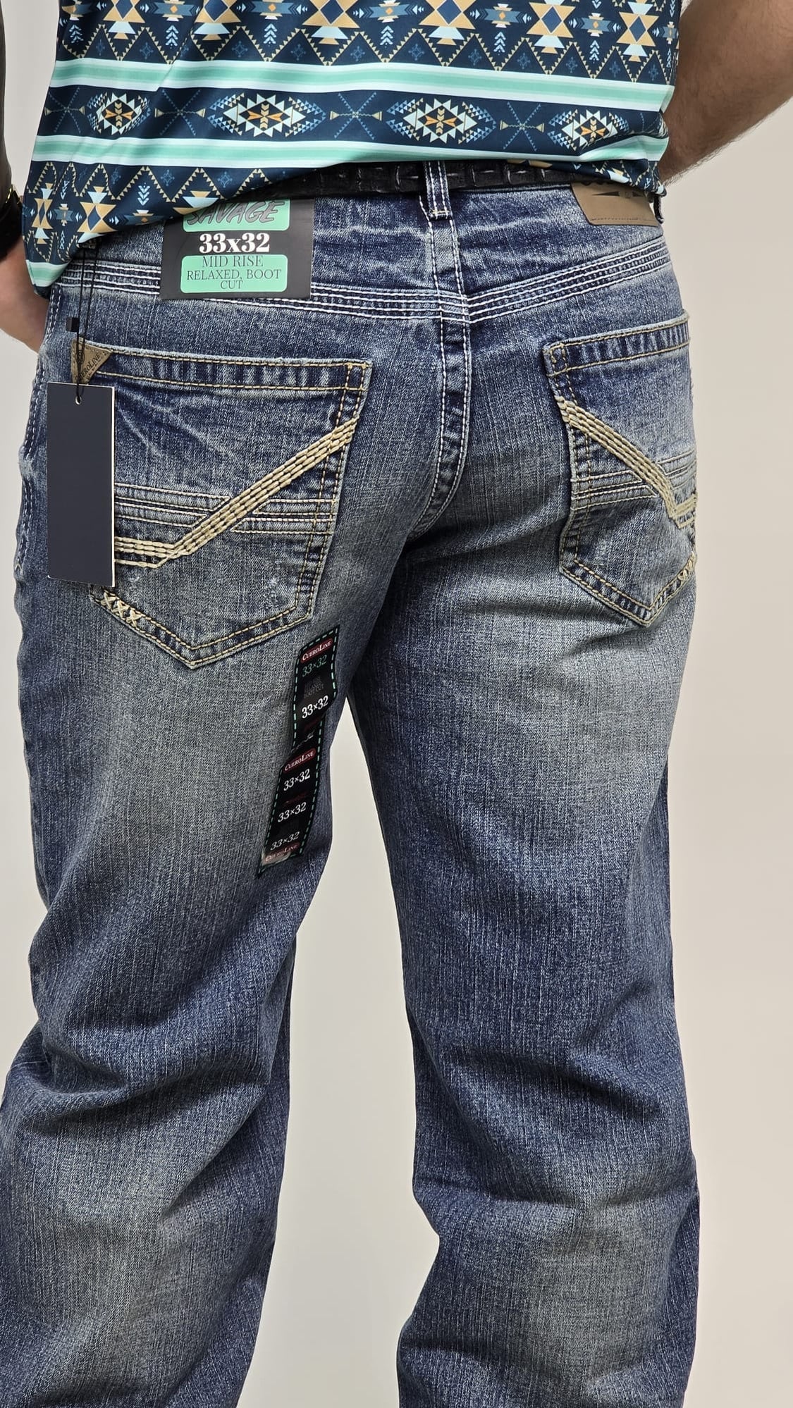 CUEROLINE PATRON - SAVAGE - BOOTCUT JEAN