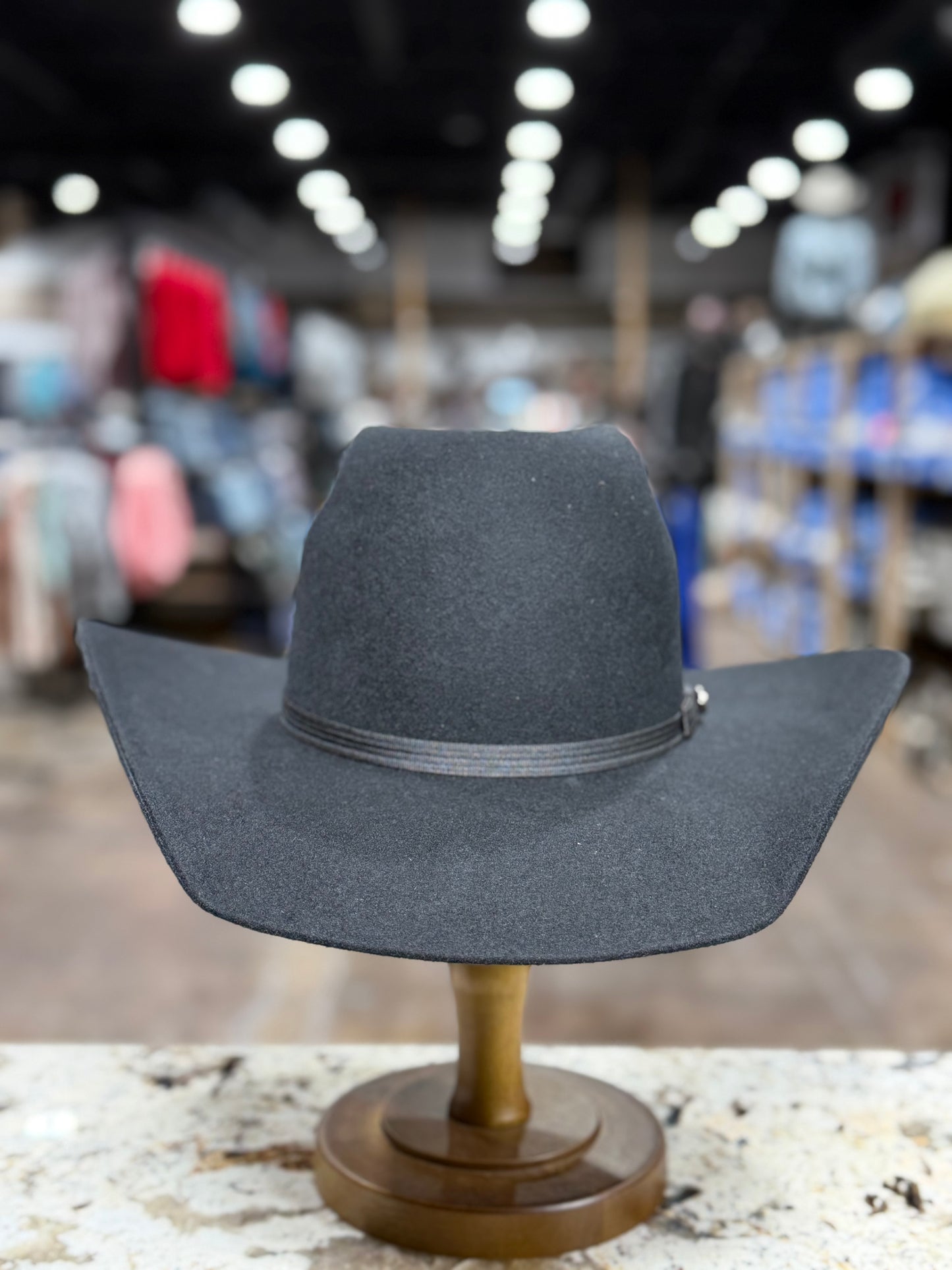 RESISTOL FELT 4X BLACK 90 HOOEY DAY MONEY 4 1/4 INCH BRIM