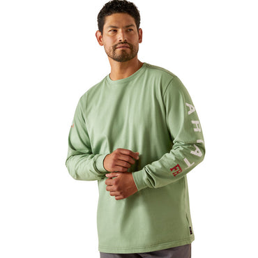 10055095 | ARIAT MENS FR ROUGHNECK SKULL LS TEE