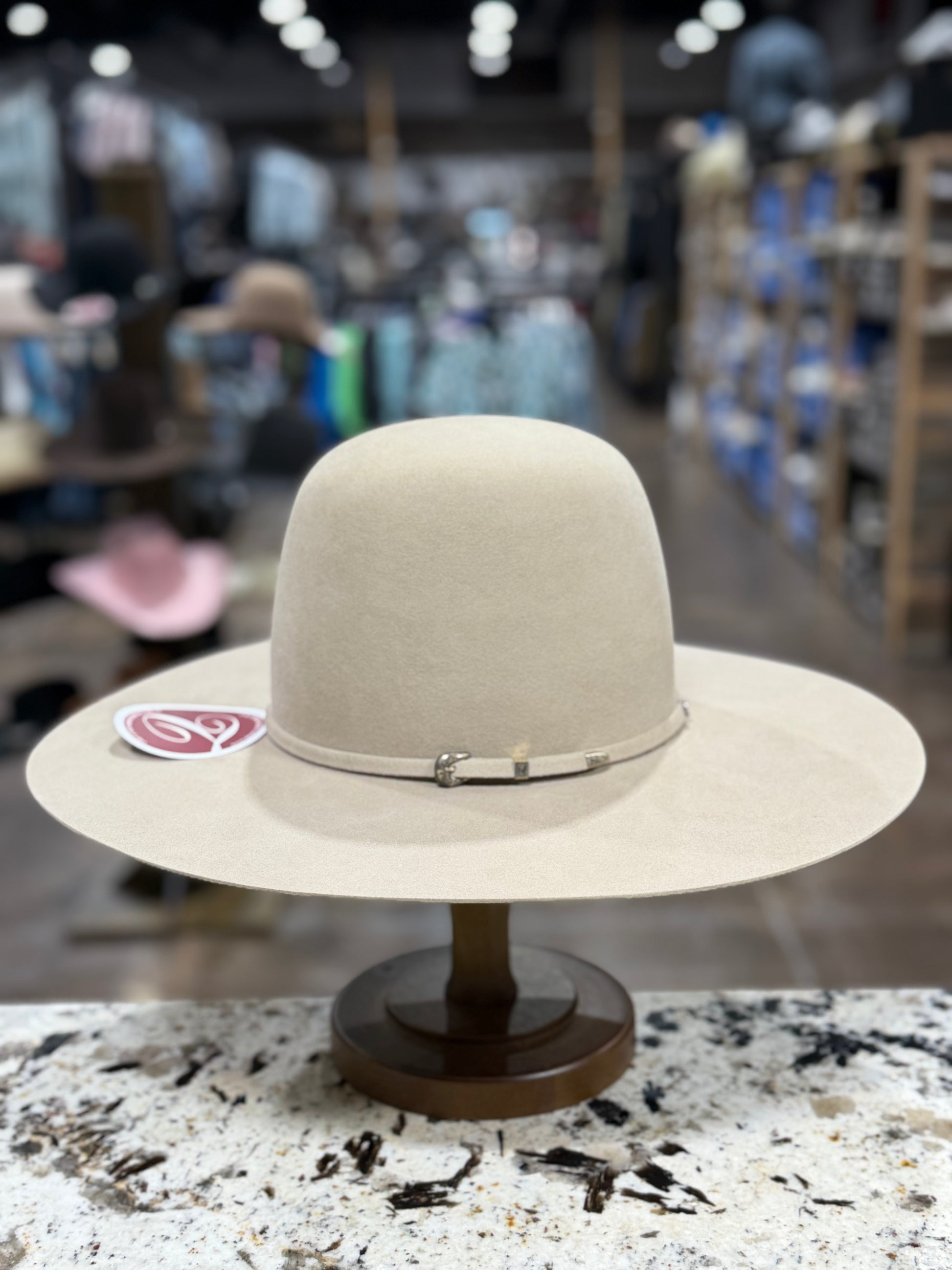 TACCHINOS FELT 100X BELLY 4 1/2 INCH BRIM