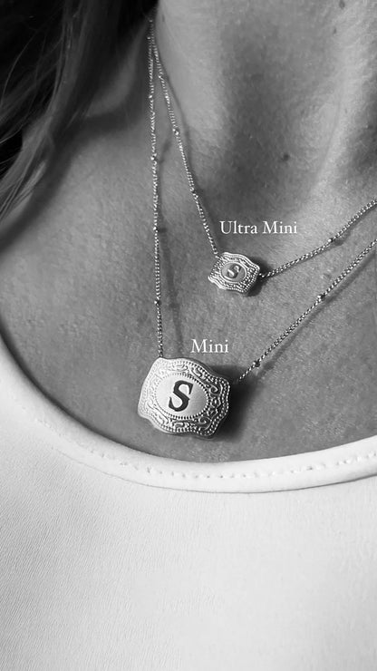 SPURWEST ULTRA MINI MAMA BELT BUCKLE NECKLACE