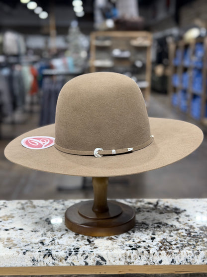 TACCHINOS FELT 20X MUFLONE OPEN CROWN 4 1/2 INCH BRIM