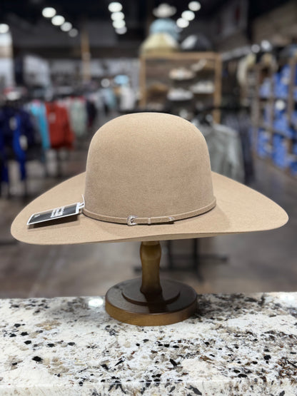 RODEO KING FELT 7X PECAN OPEN CROWN 4 1/2 INCH BRIM