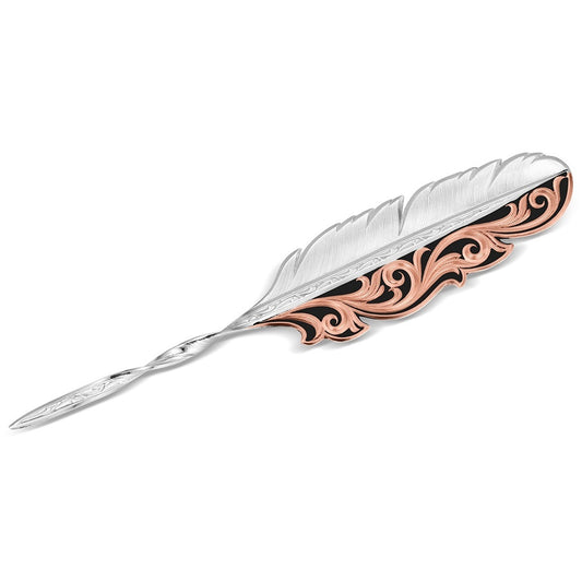 HPK6405RG ] MONTANA SILVERSMITHS ALPINE NIGHT FEATHER HAT PICK