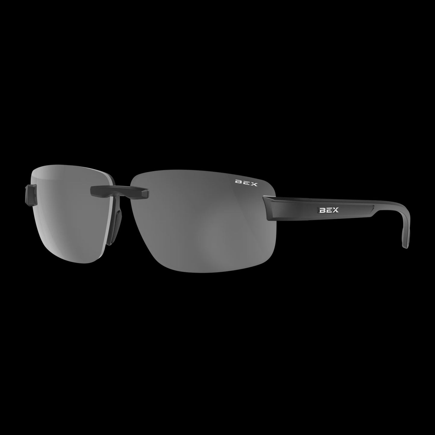 S126BKGYSL BEX SUNGLASSES HARRIS (BLACK/GRAY/SILVER)