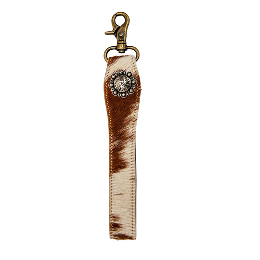 COWHIDE KEY FOB - 6814