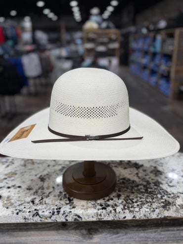 T7377V | TWISTER STRAW 30X SHANTUNG OPEN CROWN 5 INCH BRIM