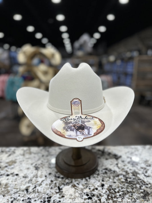 LARRY MAHAN FELT 100X BELLY -INDEPENDENCIA - BRIM 4 PRE SHAPE