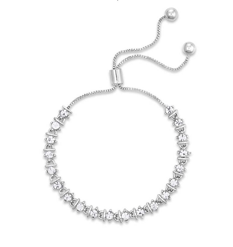BC5644 |  MONTANA SILVERSMITHSBBETWEEN CRYSTALS BOLO BRACELET