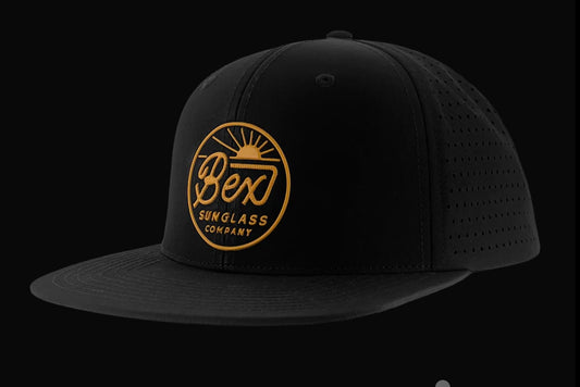 H0252B/ BEX “RAYS” BLACK ON BLACK CAP