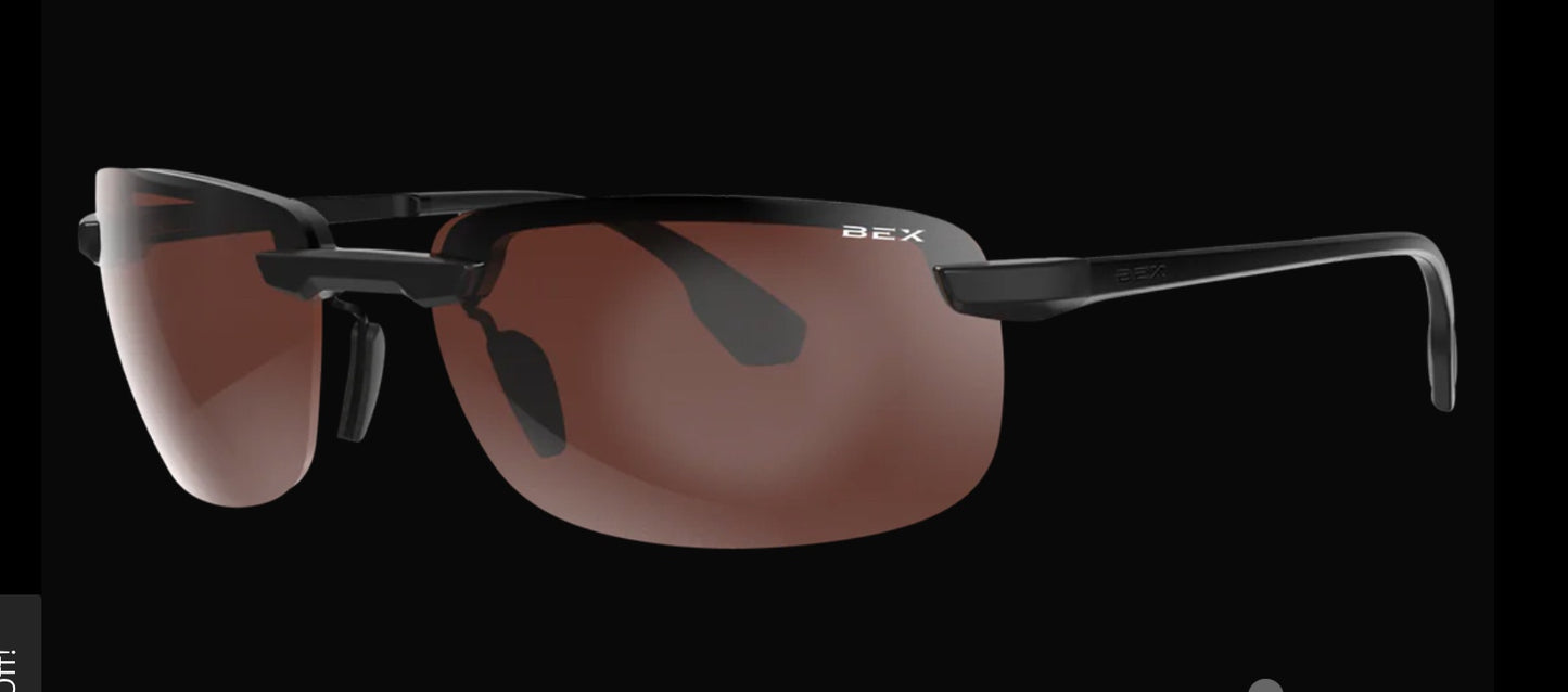 S141BKBRSL / BEX RIPLEY GLASSES - BLACK/BROWN/SILVER