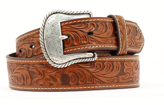N2446008 | NOCONA MEN’S TOOLED TAN BELT