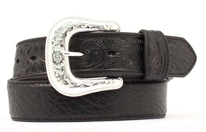 N2438901 | NOCONA MEN'S BLACK TOOLED BELT