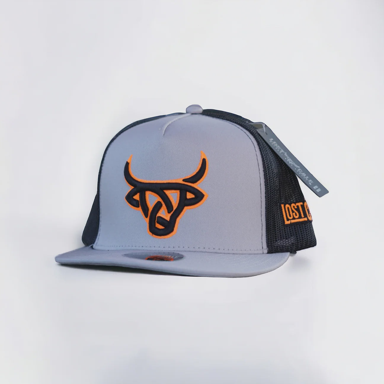 LOST CALF ZION GREY/BLACK/ORANGE CAP