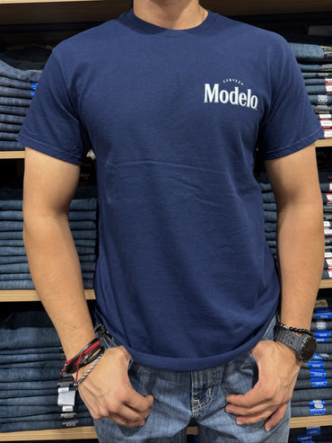 35-331-118 | MENS NAVY BLUE MODELO THE FIGHTING SPIRIT SS TEE