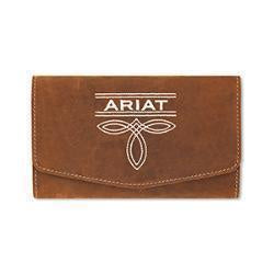 A770020144 | ARIAT  BROWN LYNN MEDIUM WALLET