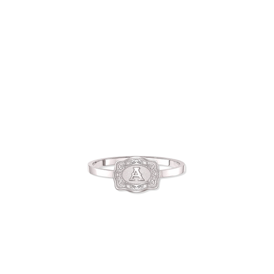 SPURWEST ULTRA-MINI "INITIAL" BELT BUCKLE RING