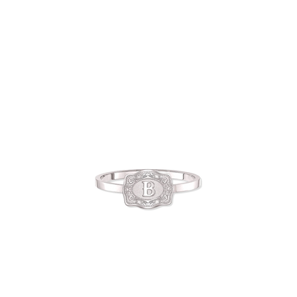SPURWEST ULTRA-MINI "INITIAL" BELT BUCKLE RING