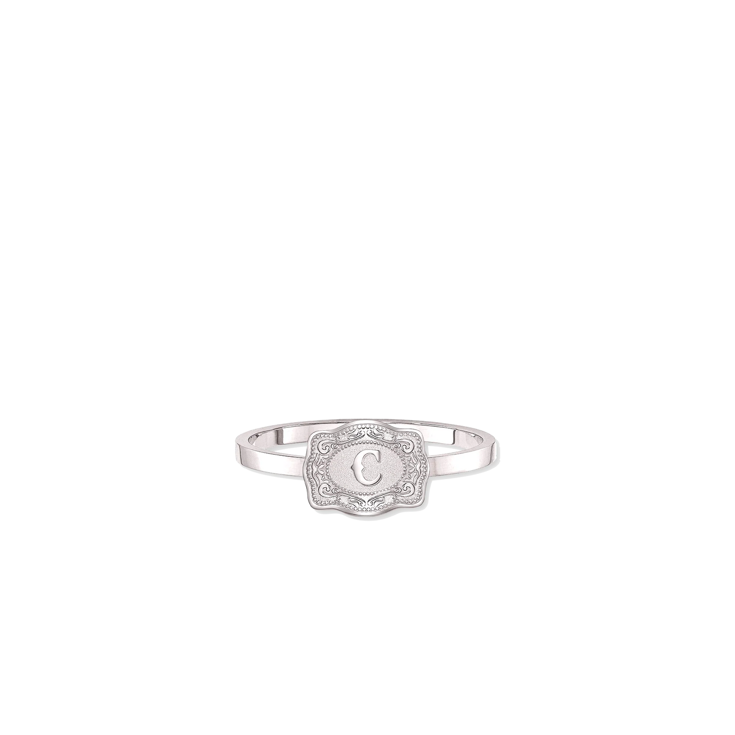 SPURWEST ULTRA-MINI "INITIAL" BELT BUCKLE RING