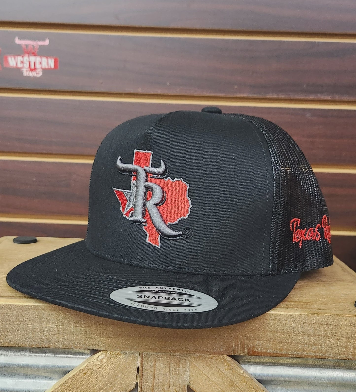RED STEEL | TEXAS RANCH BLACK/BLACK CAP