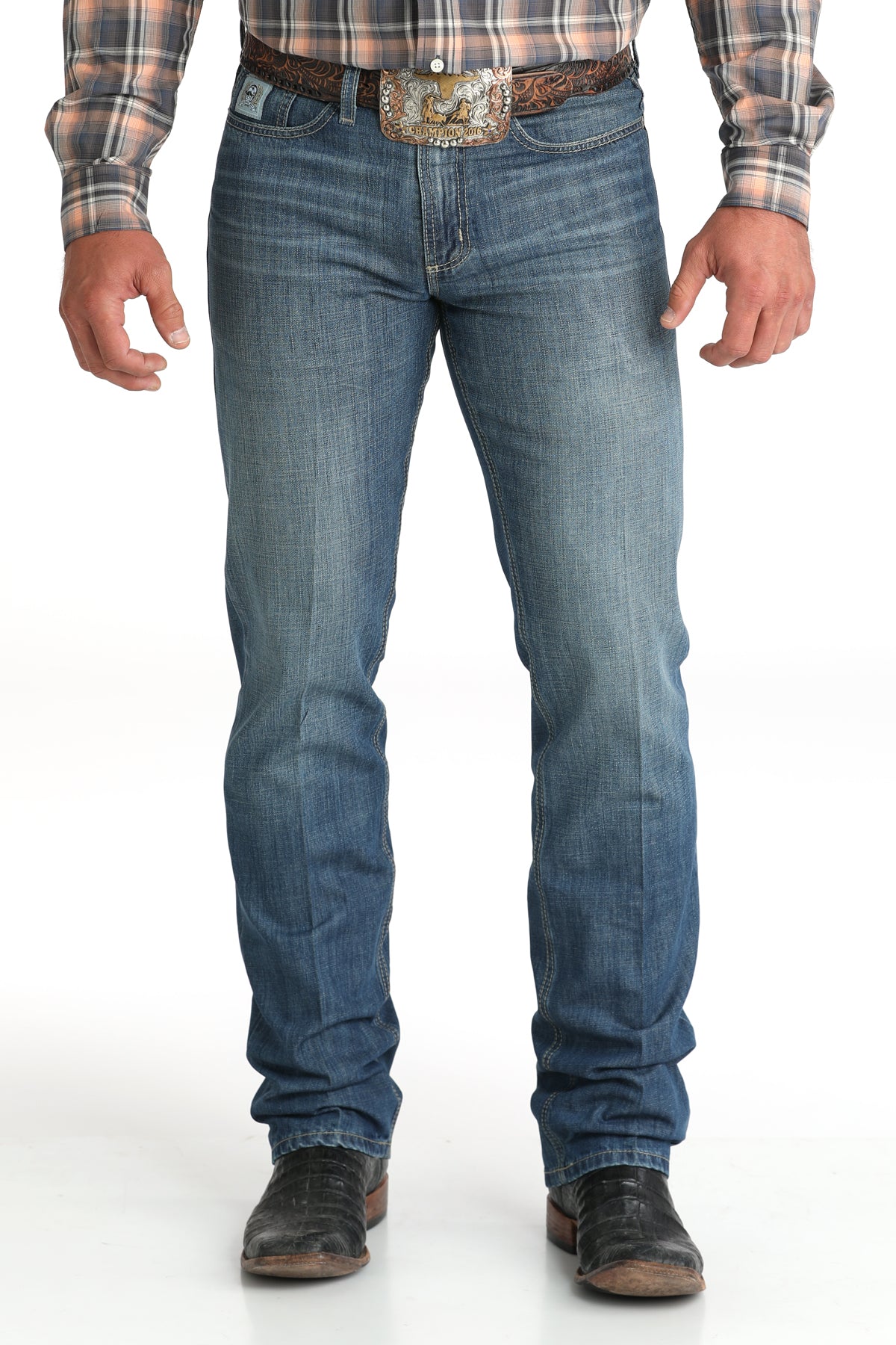 MB98034024 | CINCH MEN'S SILVER LABE JEAN - MEDIUM STONE
