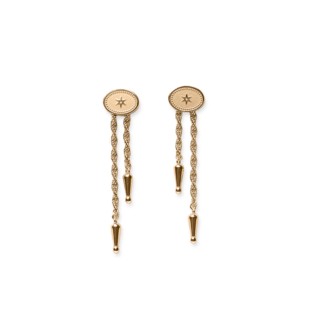 SPURWEST ANNLEY BOLO TIE EARRINGS