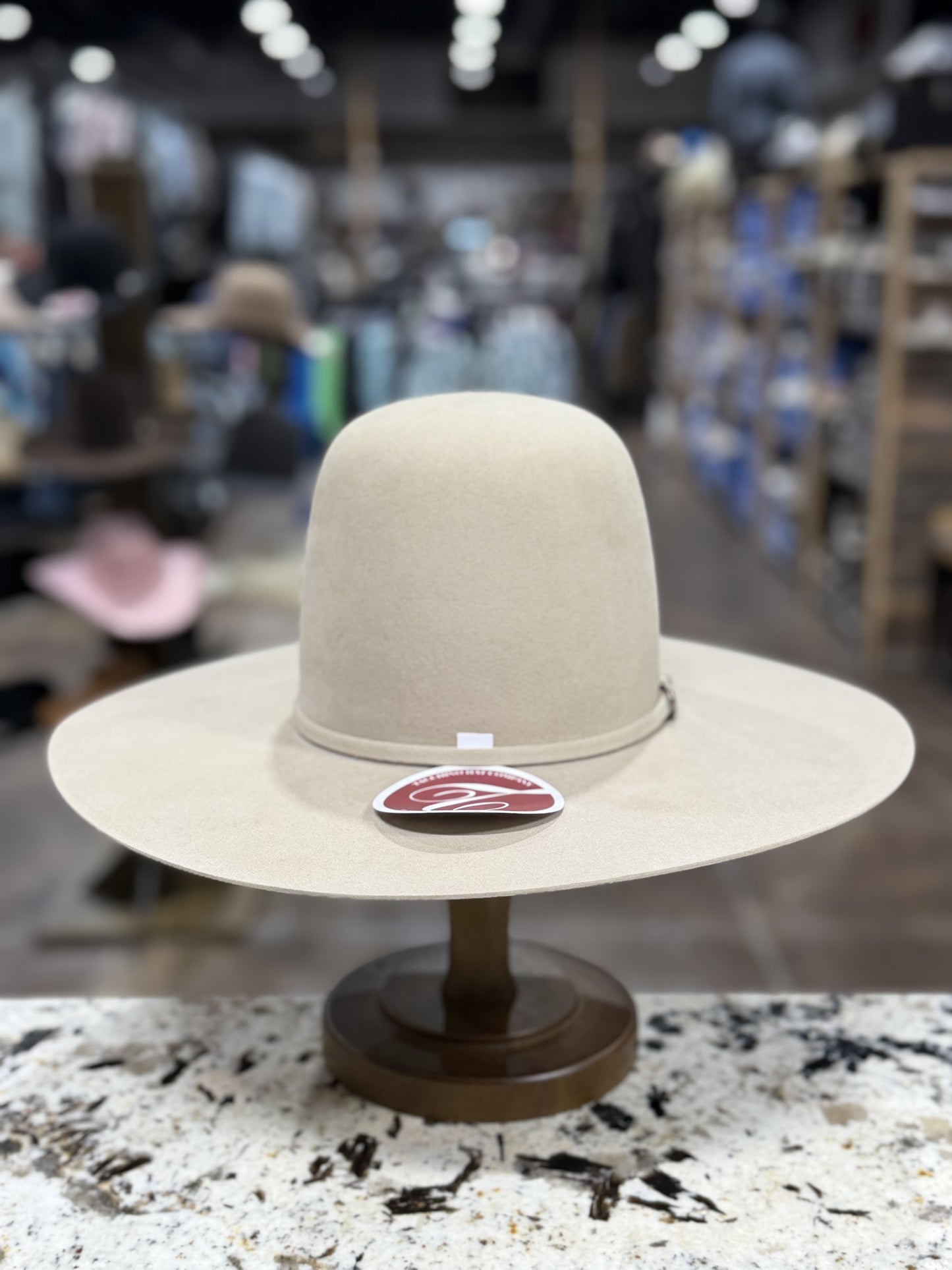 TACCHINOS FELT 100X BELLY 4 1/2 INCH BRIM