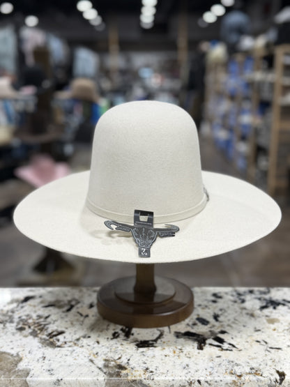 CUERNOS CHUECOS 6X FELT CRYSTAL OPEN CROWN 4 1/4 INCH BRIM
